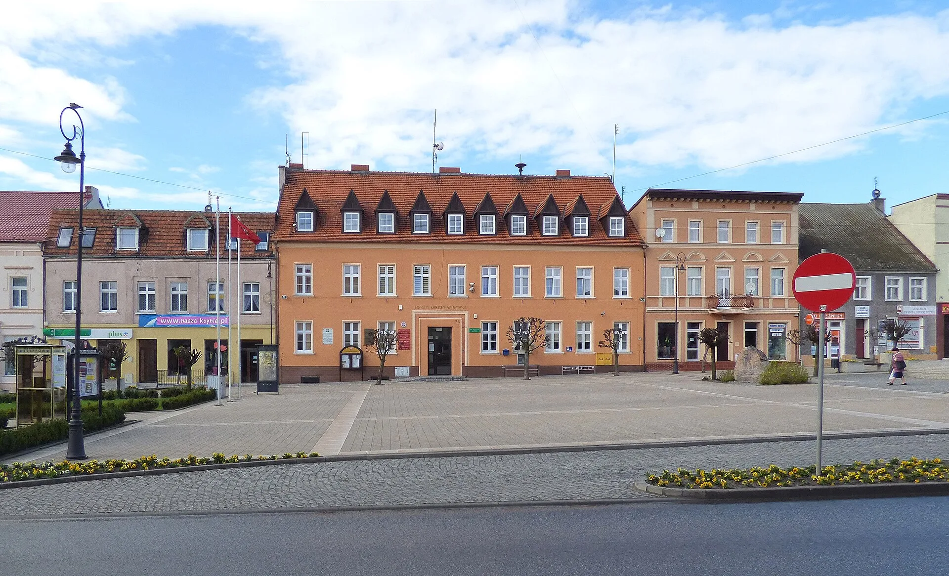 Kcynia - Kcynia - widok zabudowy rynku.