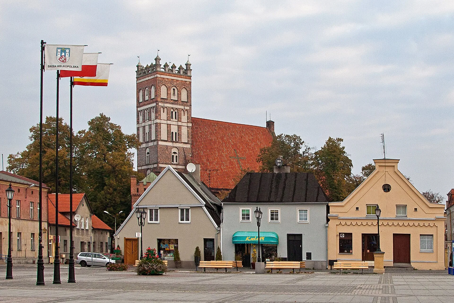 Środa Wielkopolska - widok miasta