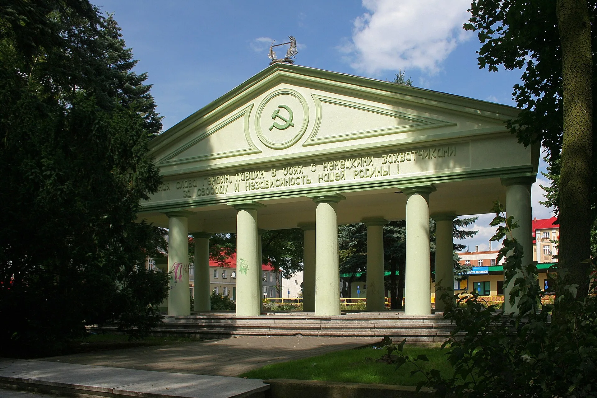 Trzcianka - Grób żołnierzy radzieckich w Trzciance.